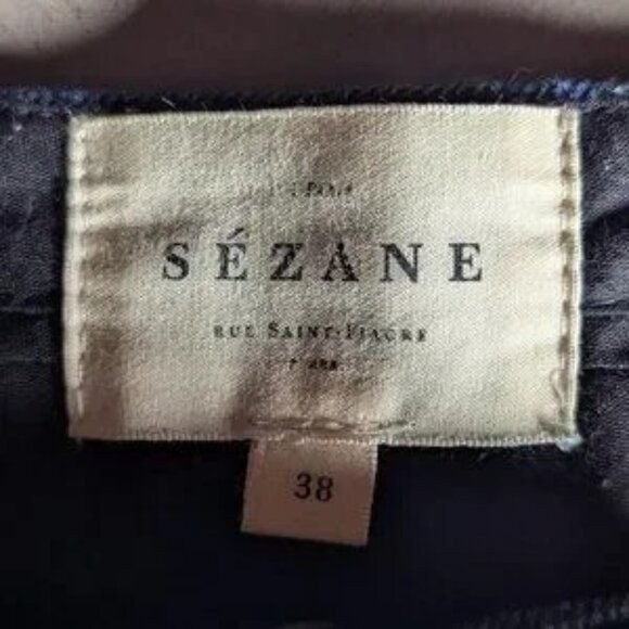 Sezane Dan Trousers | Indigo FR38 / US 6 - Picture 3 of 16